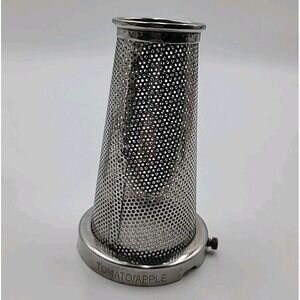 Back to Basics 220 Food Strainer Replacement Part Berry Apple Tomato Screen Cone